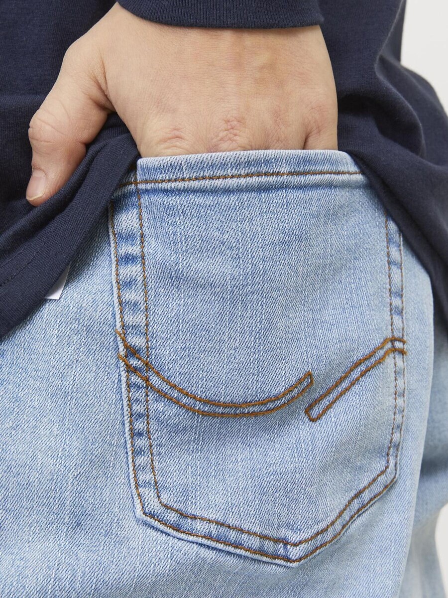 Джинсы Jack & Jones Junior Regular Jeans JJIClark JJOriginal, светло-голубой — фото 4