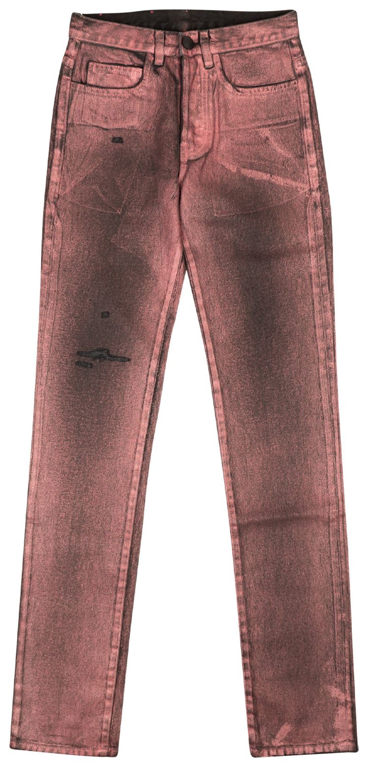 

Джинсы Sp5der x Levi's Metallic Wash Jeans 'Pink/Black', розовый