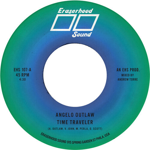 

Сингл 7" Outlaw, Angelo: Time Traveler - Clear