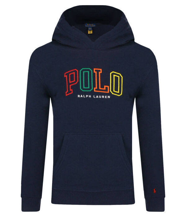 

Толстовка Polo Ralph Lauren с цветным логотипом, синий