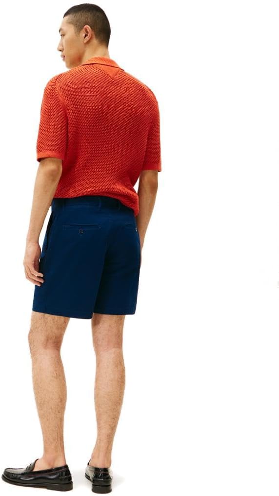 Мужские шорты Tommy Hilfiger Regular Fit из хлопка Mercer длиной 7 дюймов, Night Sky — фото 4