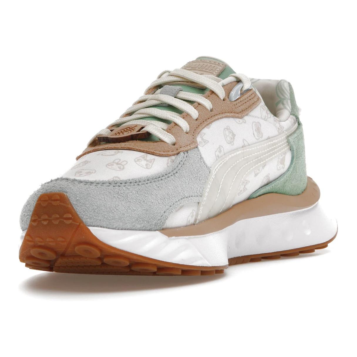 Puma Wild Rider Animal Crossing New Horizons GS, Светло-голубой/Тихо белый — фото 3