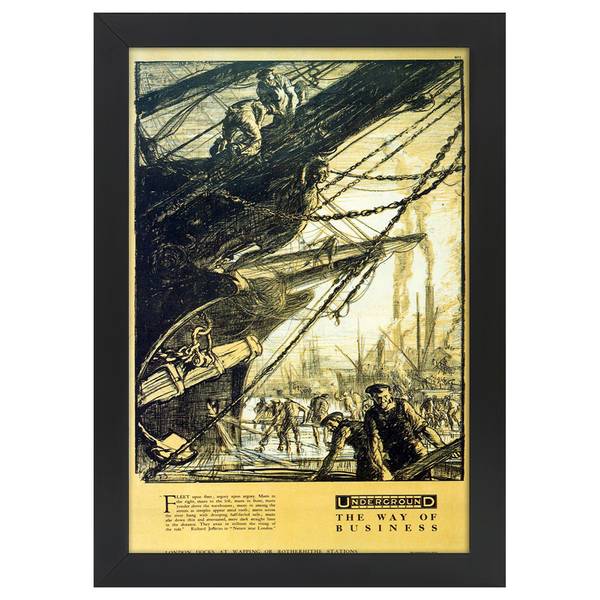 

Рамка для фотографий LegendArte Poster 1913 Way Of Business, черный