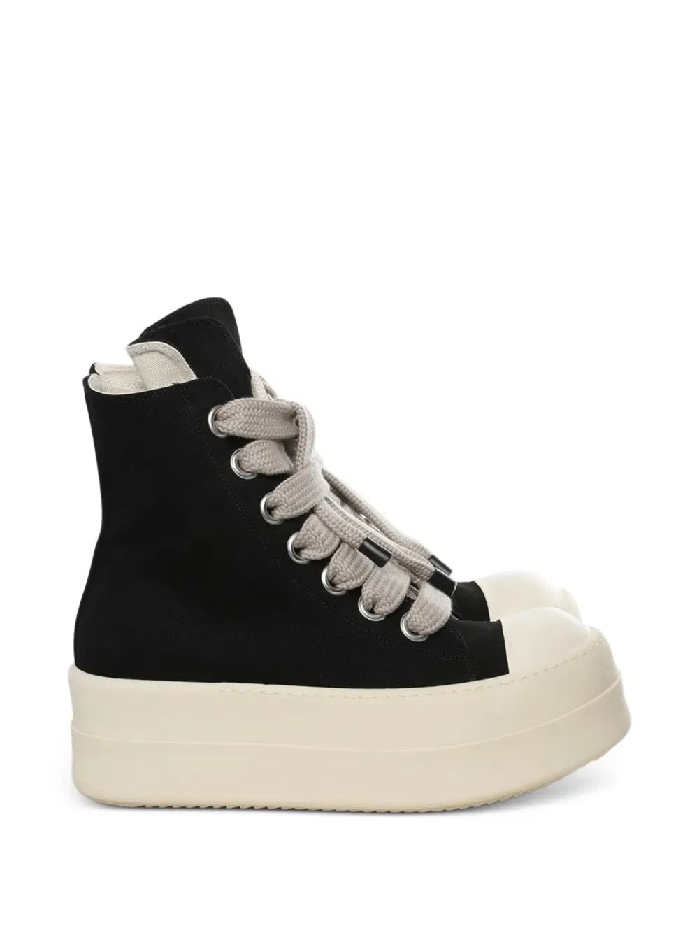 Высокие кроссовки на платформе Rick Owens Drkshdw, черный