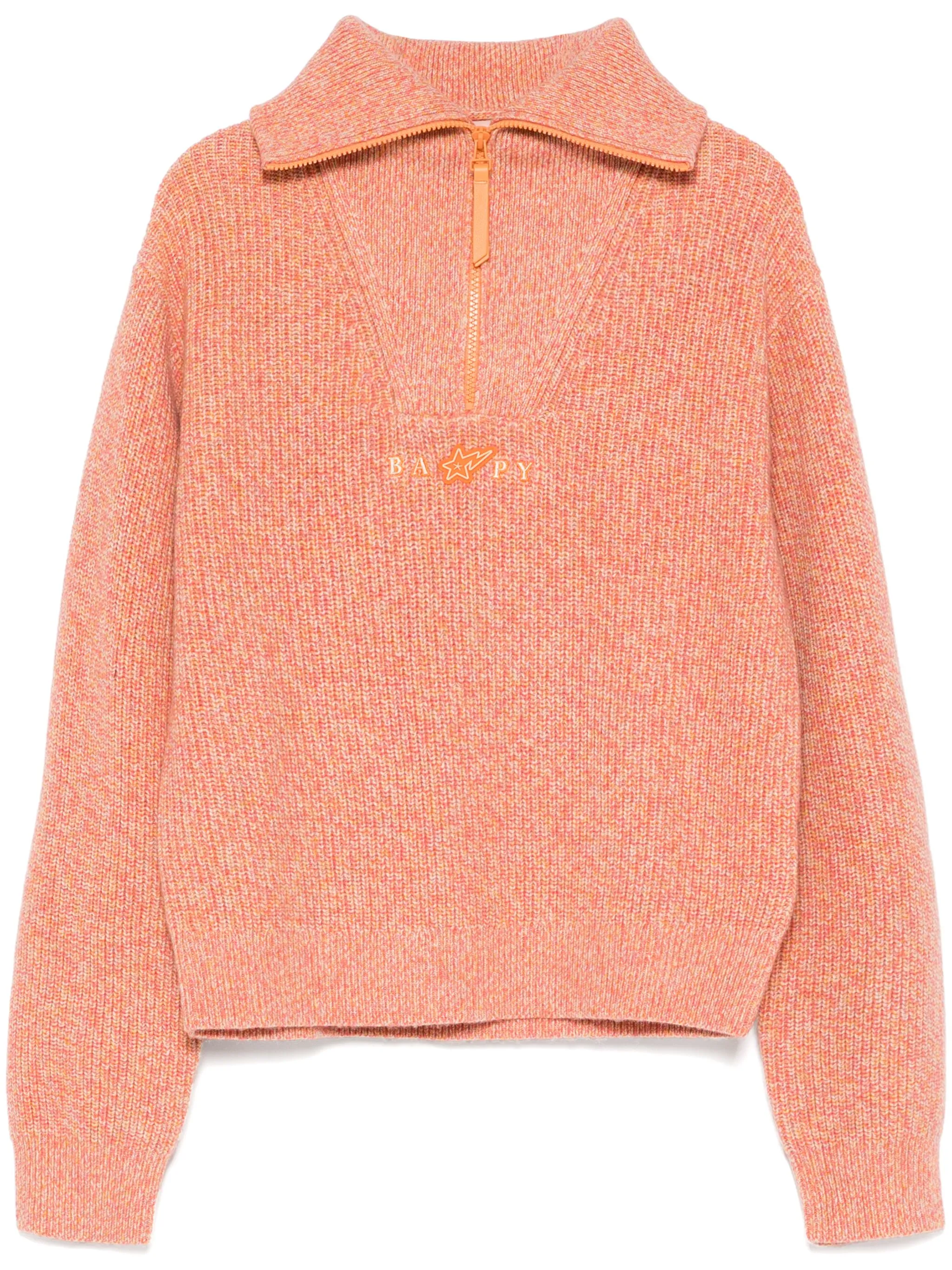 

Джемпер с воротником на молнии Bapy By A Bathing Ape, розовый