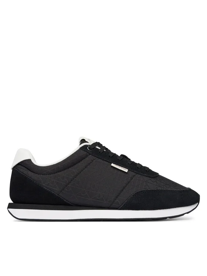 Calvin Klein Кроссовки Retro Runner Ripstop Aop Ny HM0HM02140, черный