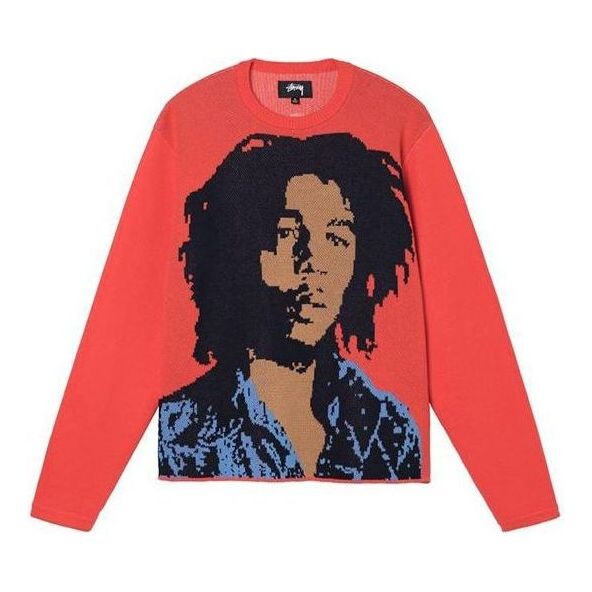 

Свитер bob marley sweater 'red' Stussy, красный