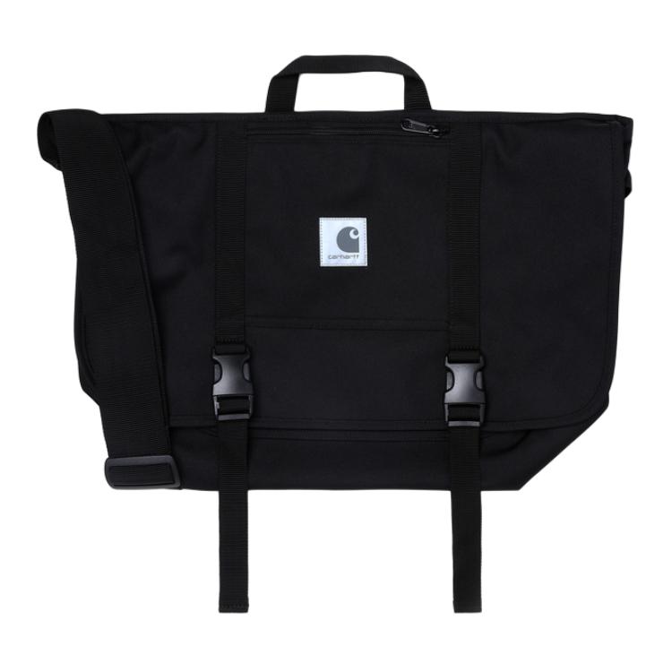 

Carhartt WIP Полиэстеровый кроссбоди через плечо среднего размера унисекс черный, Black