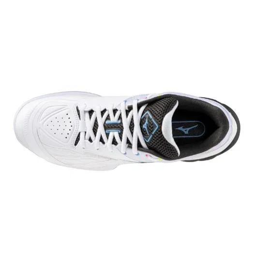 Мужские кроссовки для бадминтона «Wave Fang 2 Fit» от Mizuno, White X Blue — фото 4