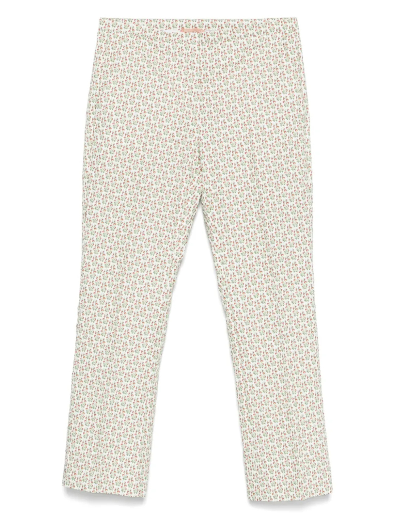 

Брюки с цветочным принтом Nº21, белый