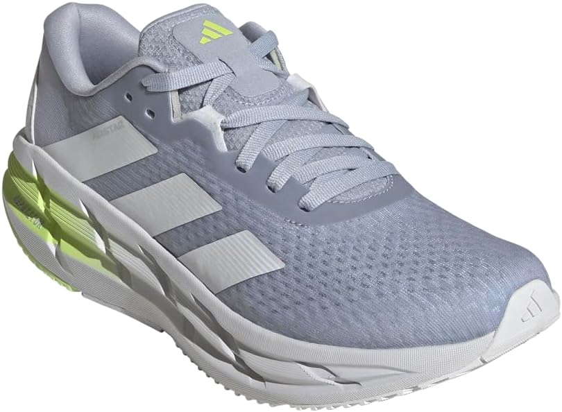 Мужские кроссовки для бега Adidas Adistar 3, Halo Silver/Zero Metallic/Pulse Lime — фото 2