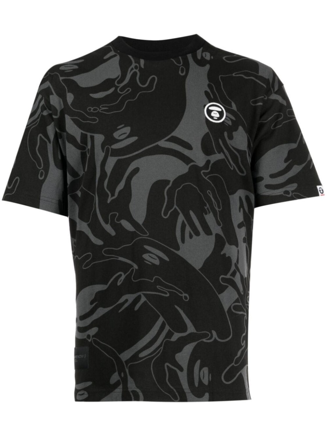 

A Bathing Ape футболка Milo с камуфляжным принтом, черный
