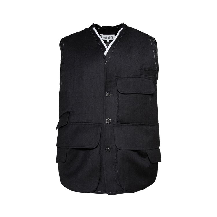 

Утепленный жилет Maison Margiela Suiting Vest 'Grey Melange', серый