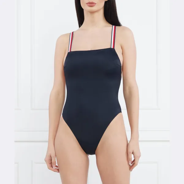 

Купальник th global в полоску Tommy Hilfiger, синий
