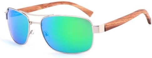 

Мужские солнцезащитные очки, женские солнцезащитные очки, розовые и голубые линзы, ручная работа, холодные оттенки, защита от УФ-излучения UV400 MTZJH, Green Lens With Case