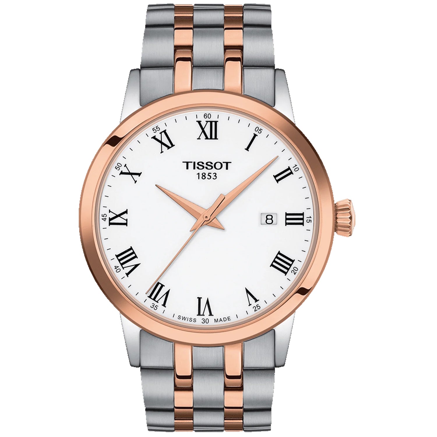 

Мужские классические часы Tissot Dream с белым циферблатом