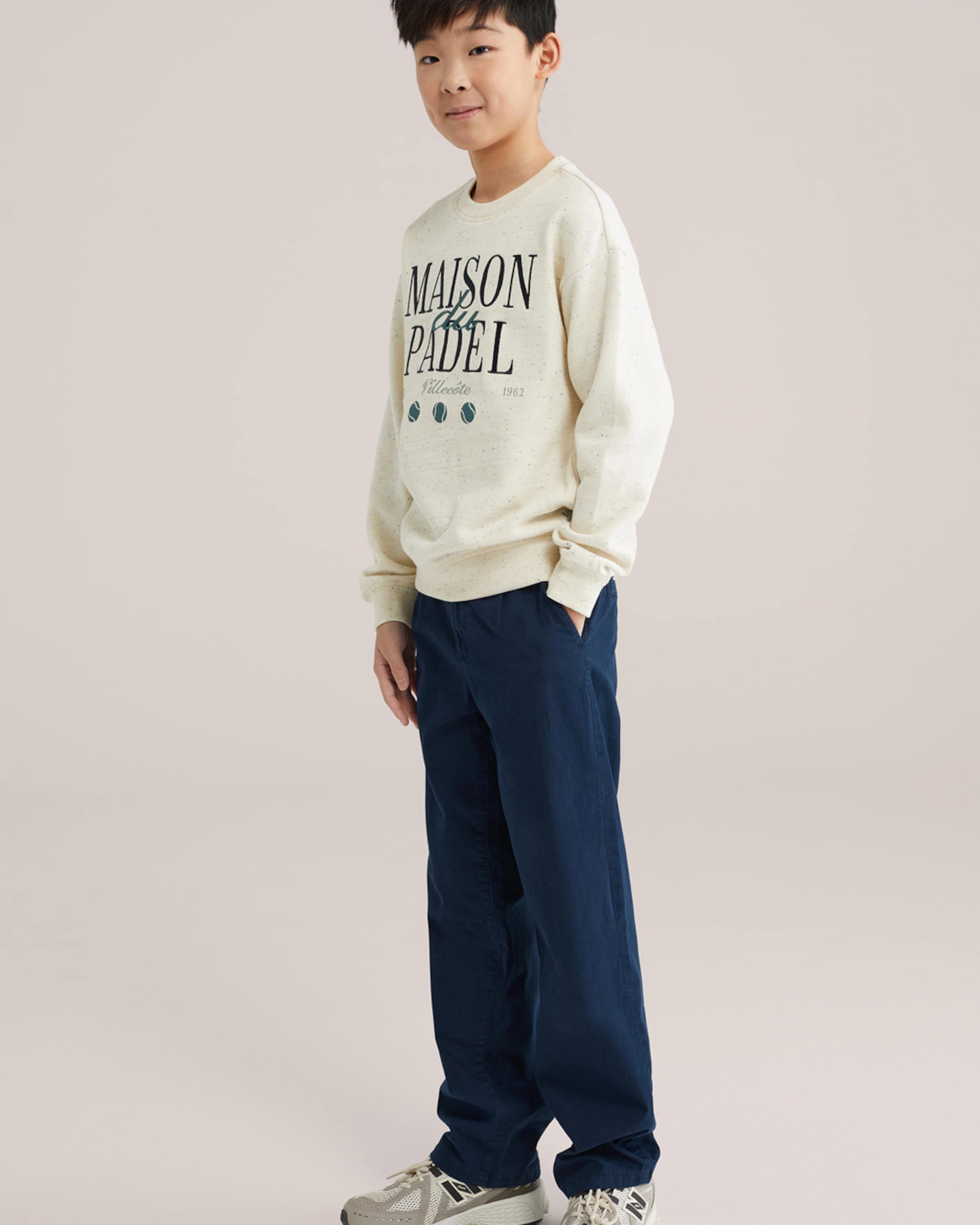 WE Fashion Толстовка в бежевом цвете — фото 4
