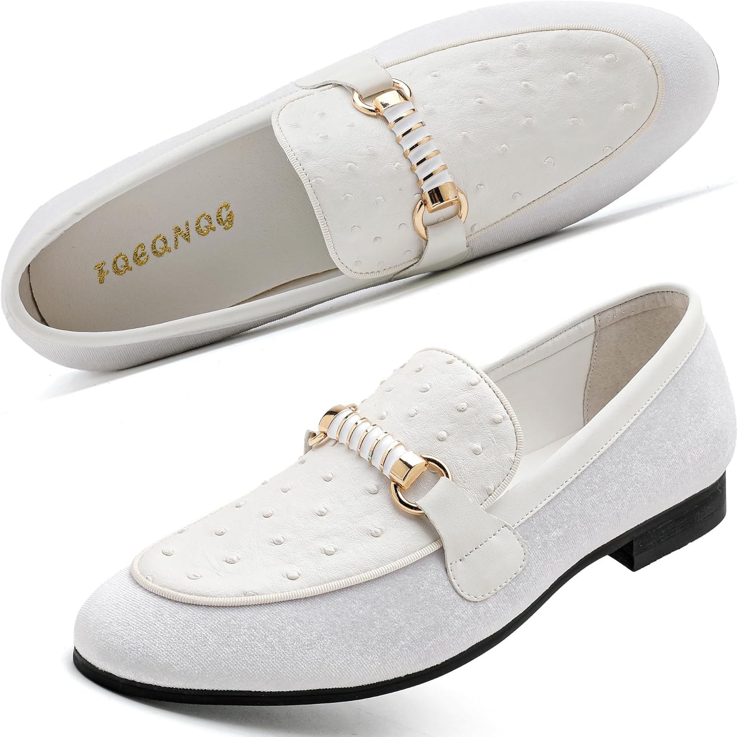 Бархатные лоферы для мужчин Penny Slip-On Fqeqnqg, белый — фото 2