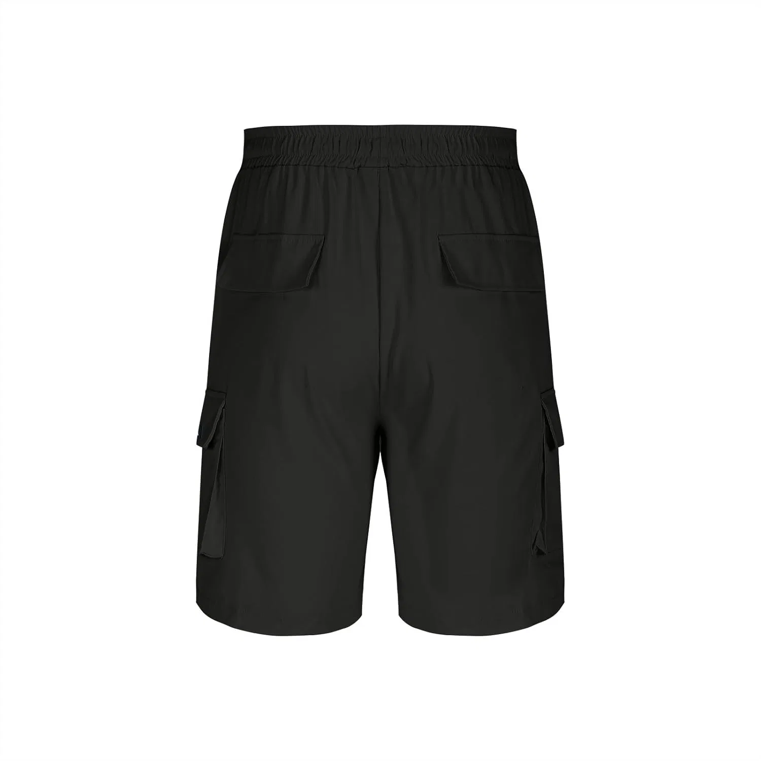 Мужские карго шорты для активного отдыха, Black — фото 4