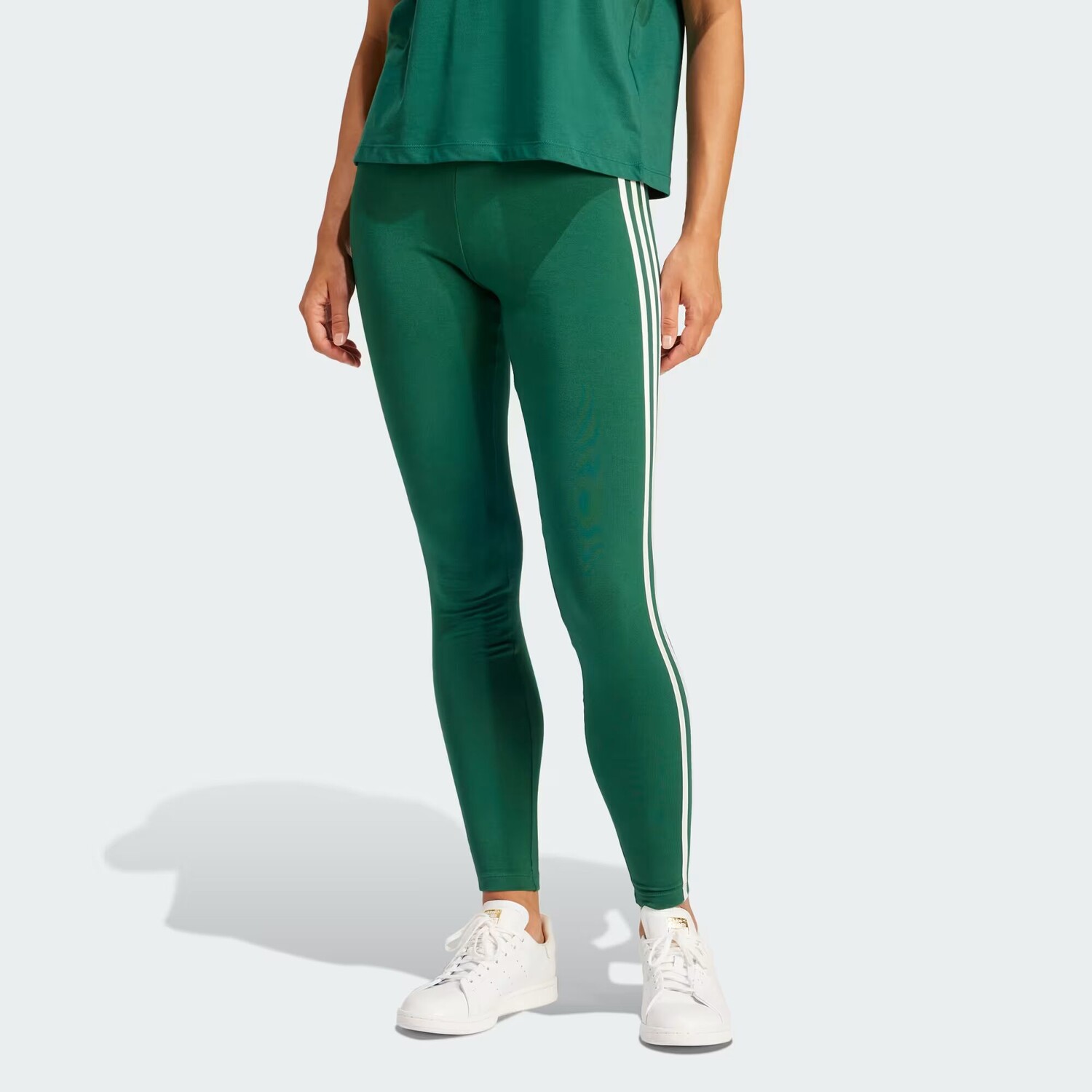 

Леггинсы Adicolor с 3 полосками Adidas, цвет Collegiate Green