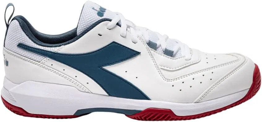 Теннисные туфли Diadora унисекс S.Challenge 5 SL Clay, White Oceanview Sauce — фото 2