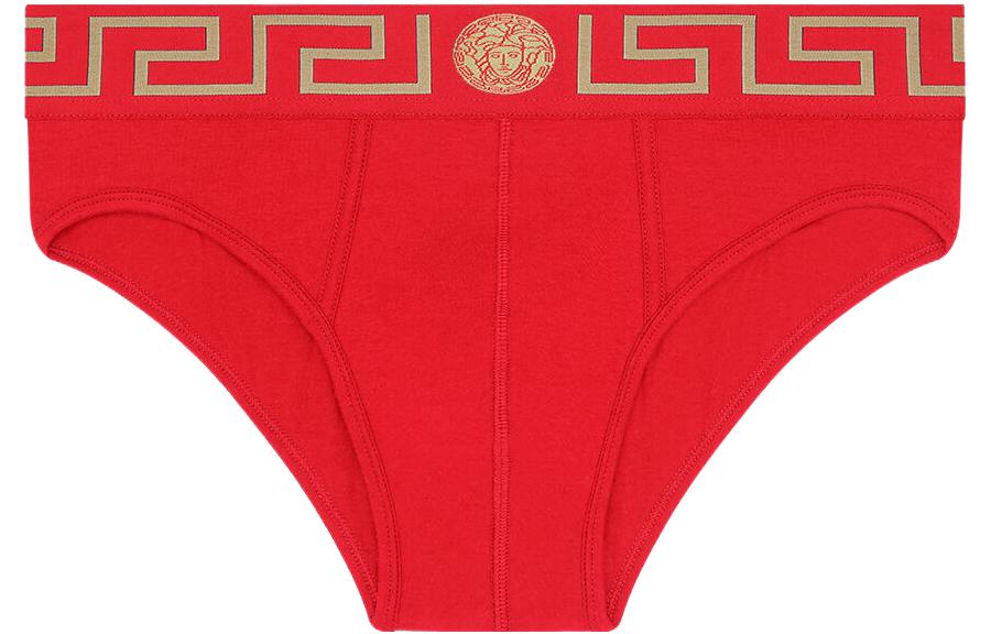 Греческие трусы-бандо Band Briefs VERSACE, красный — фото 3