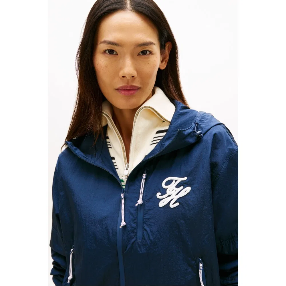 Женская ветровка рипстоп тёмно-синяя от Tommy Hilfiger Women — фото 4