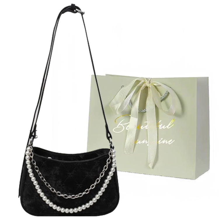 

JIANGLIDA Женская сумка через плечо, Black+White Shopping Bag