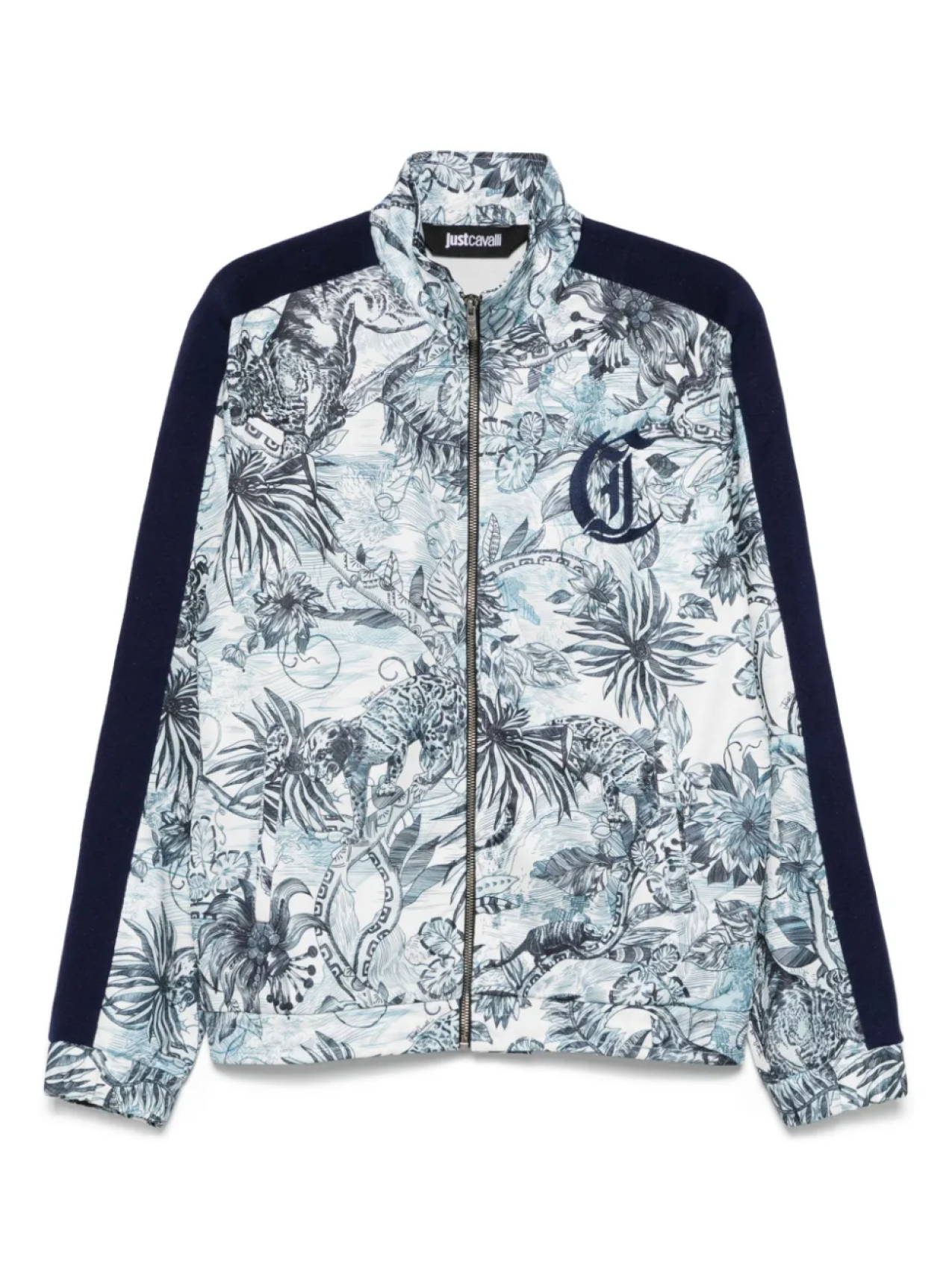 

Толстовка с принтом джунглей Just Cavalli, синий