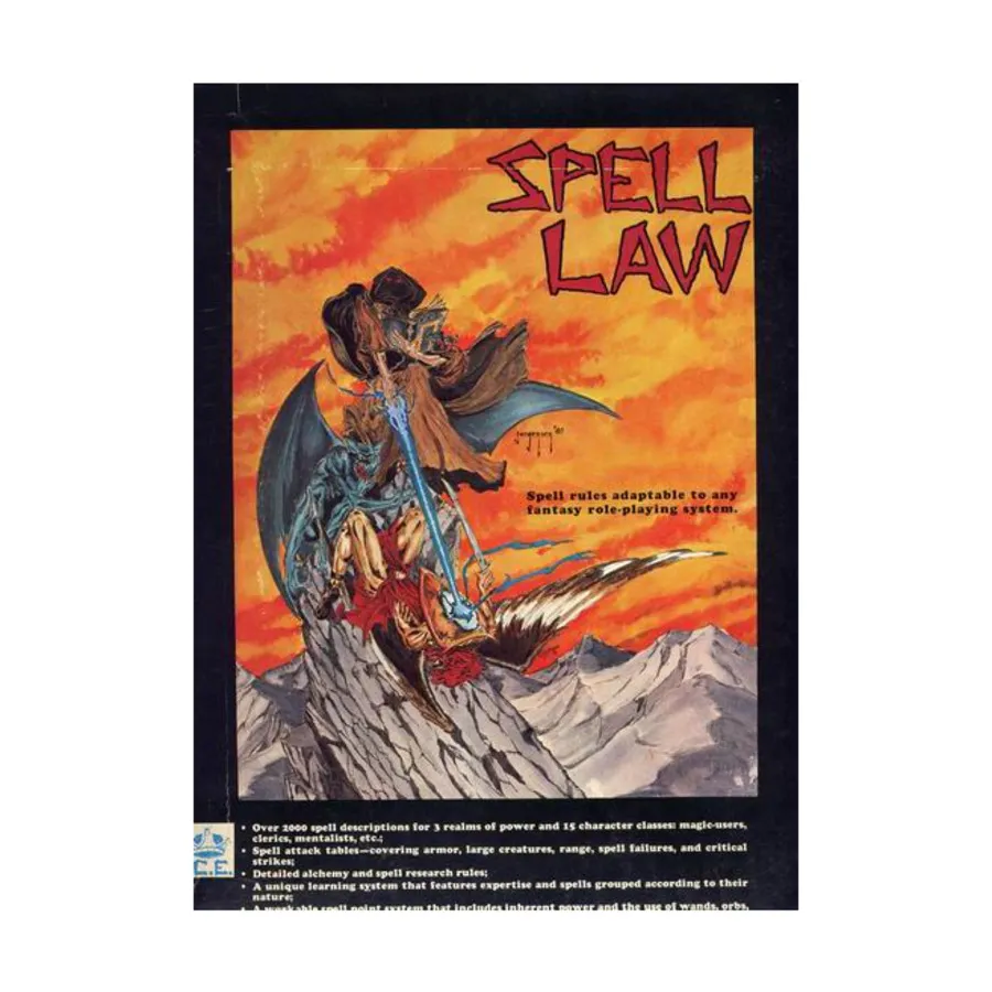

Бокс-сет Spell Law (1st Edition, 1st Printing), Rolemaster (1st Edition)