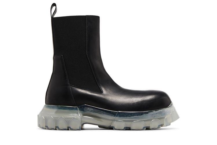

Кроссовки Rick Owens Beatle Bozo Tractor 'Black Clear', черный