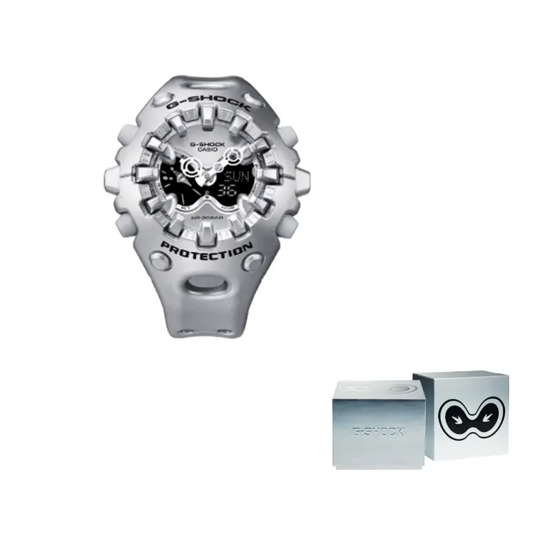 

CASIO Часы GA V01 Collection Quartz Movement Resin Strap Watch Unisex Black Dial, White Dial