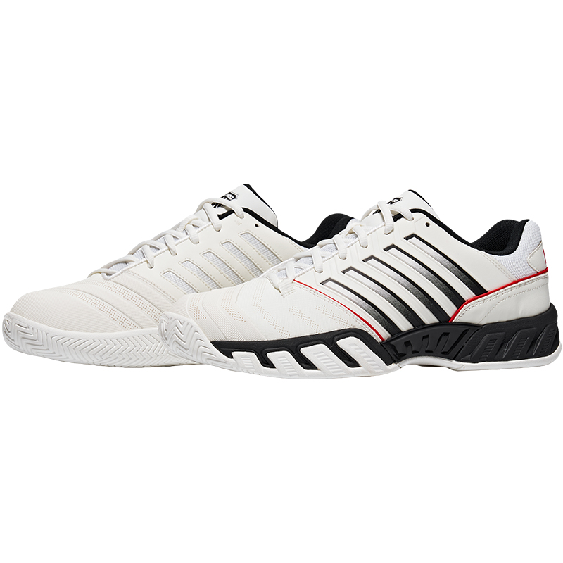 Кроссовки KSWISS Slip Resistant Low top Tennis Shoes Men's K·SWISS, ярко-белый/красный — фото 4
