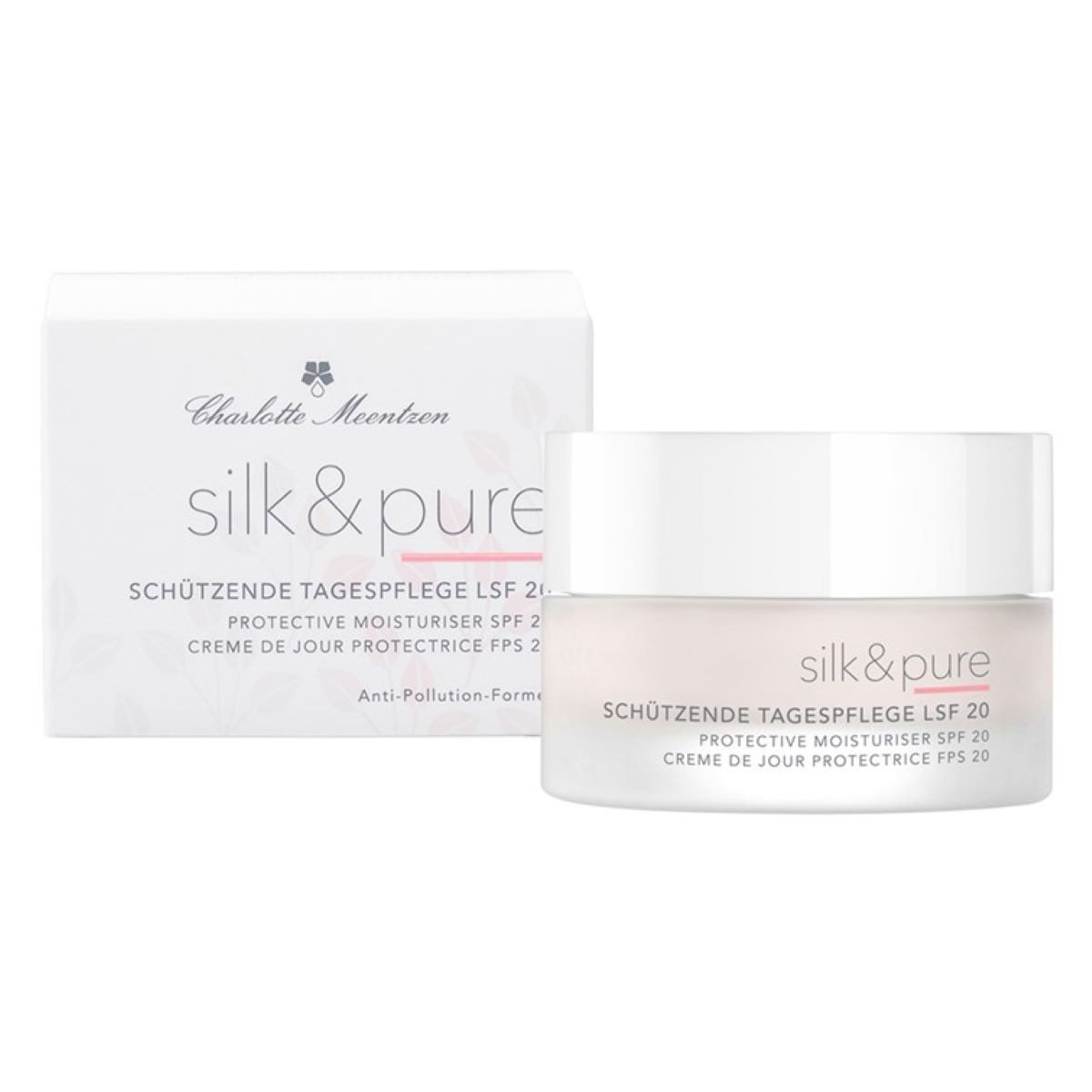 Набор Charlotte Meentzen — Silk & pure tages-und nachtpflege 2er set , количество 1 шт — фото 2