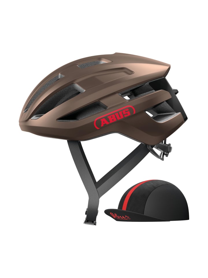 

ABUS Велосипедный шлем PowerDome ACE цвета металлик медь