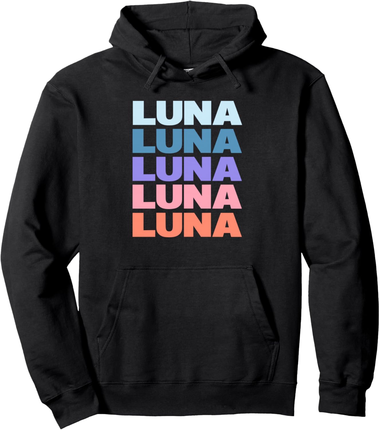 

Забавная современная толстовка Luna с повторяющимся текстом, черная Cool Luna Gift Ideas, Черный, Забавная современная толстовка Luna с повторяющимся текстом, черная Cool Luna Gift Ideas