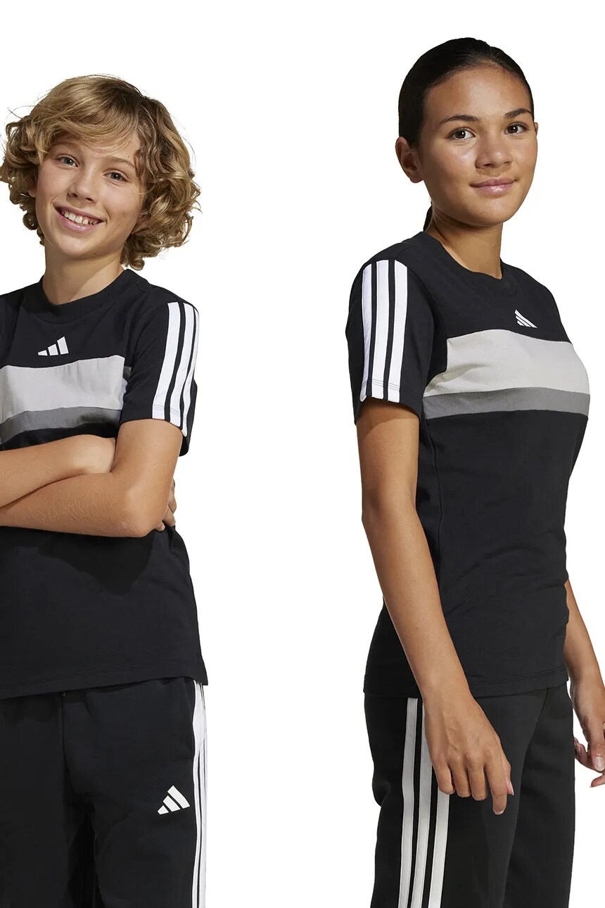 

Футболка детская хлопковая Adidas, черный