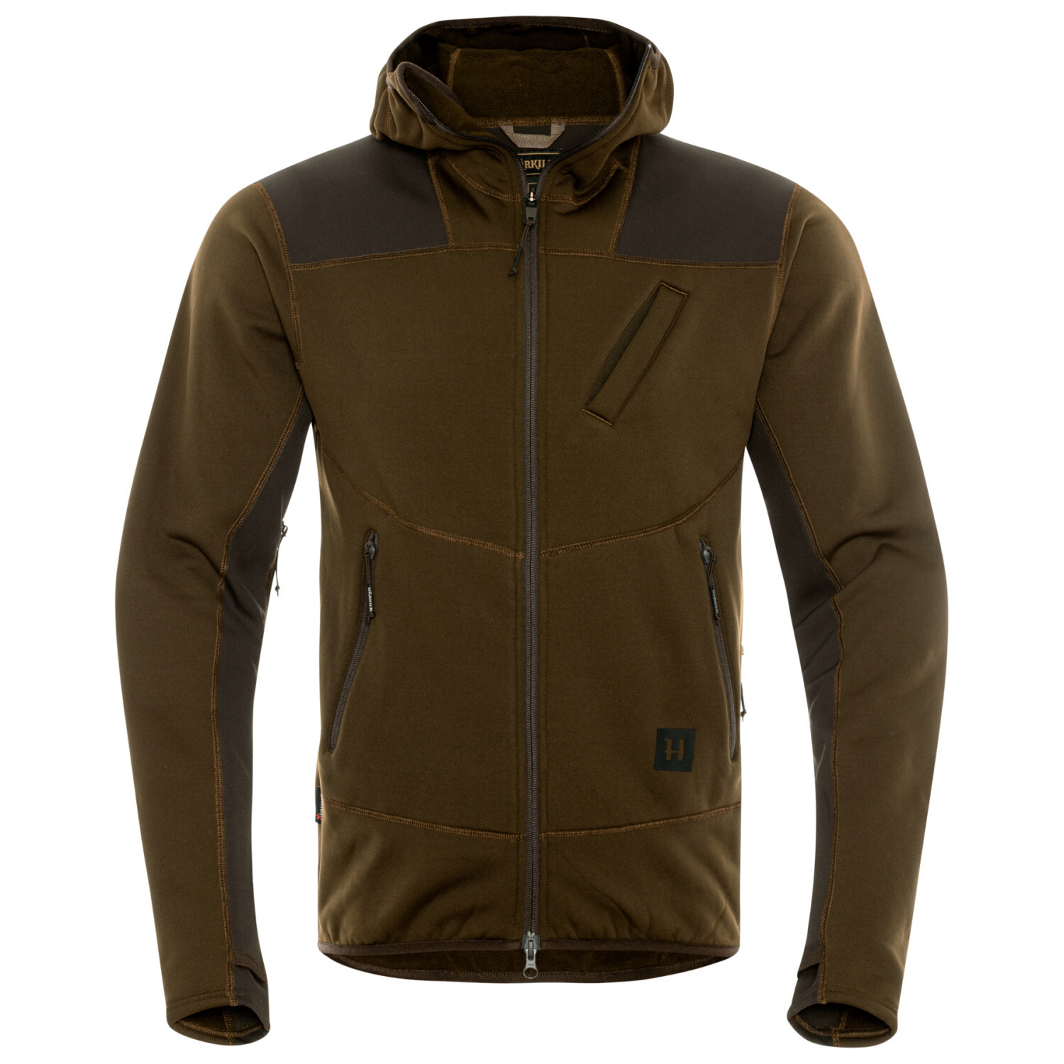

Флисовая жилетка Härkila Deer Stalker Fleece, цвет Willow Green/Shadow Brown