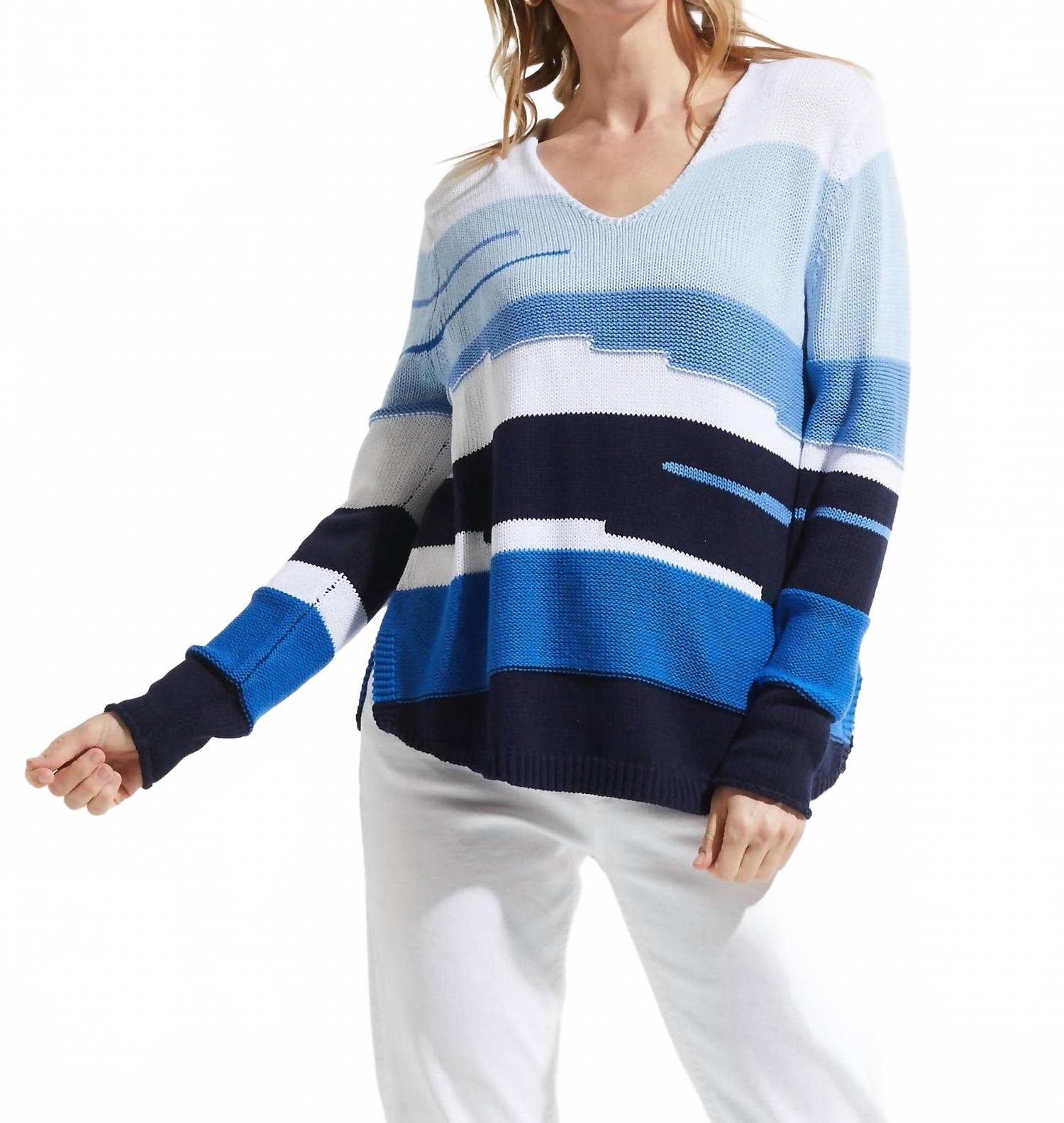 

Женская блузка с длинными рукавами в матросском стиле ZAKET & PLOVER, sailor