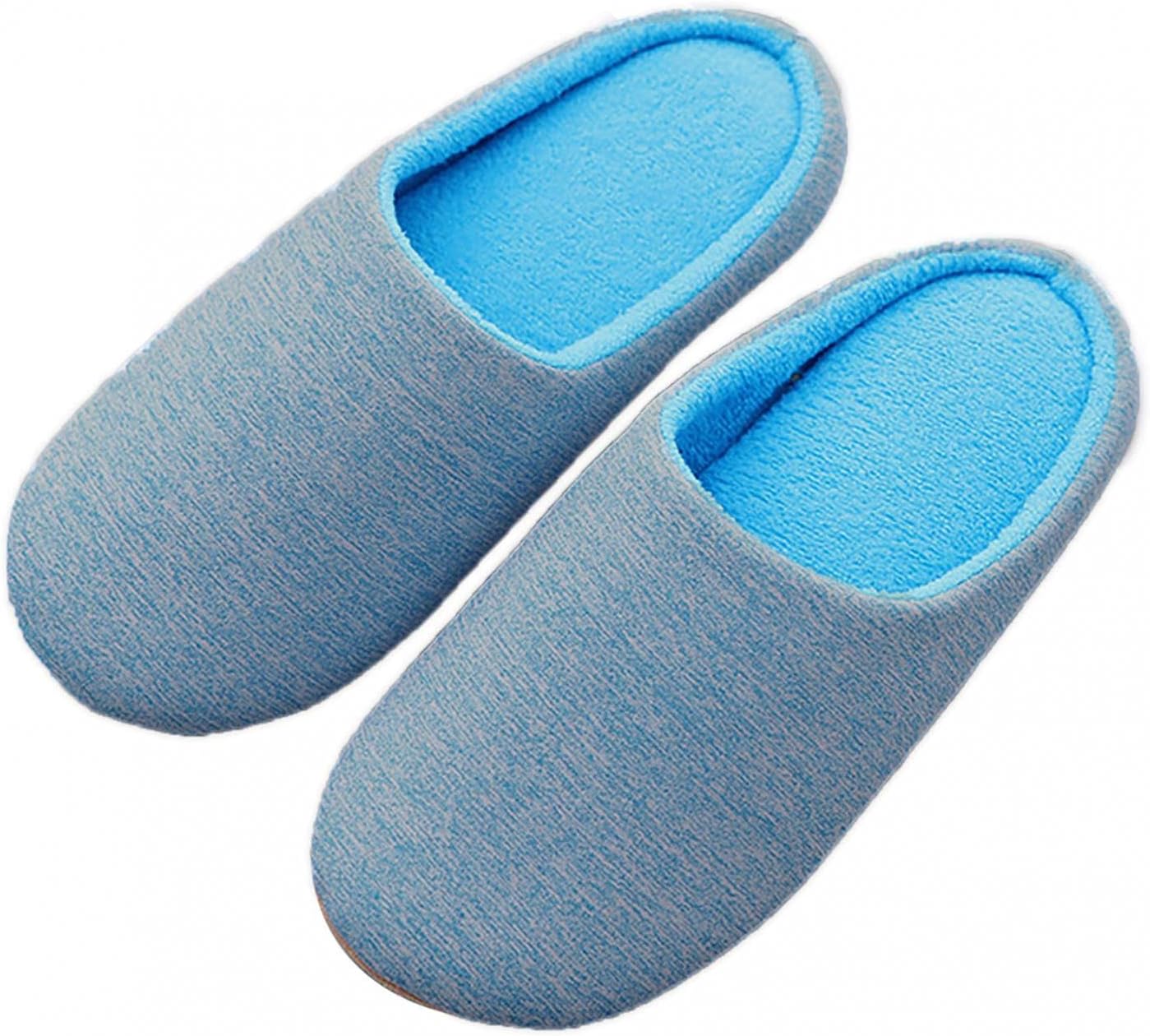 

Женские домашние тапочки с эффектом памяти Hbeylia, небесно-голубой
