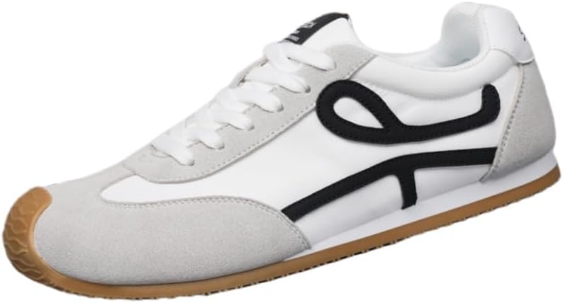 

Мужские модные спортивные повседневные кроссовки - дизайн с рисунком Fusecottc, белый/черный