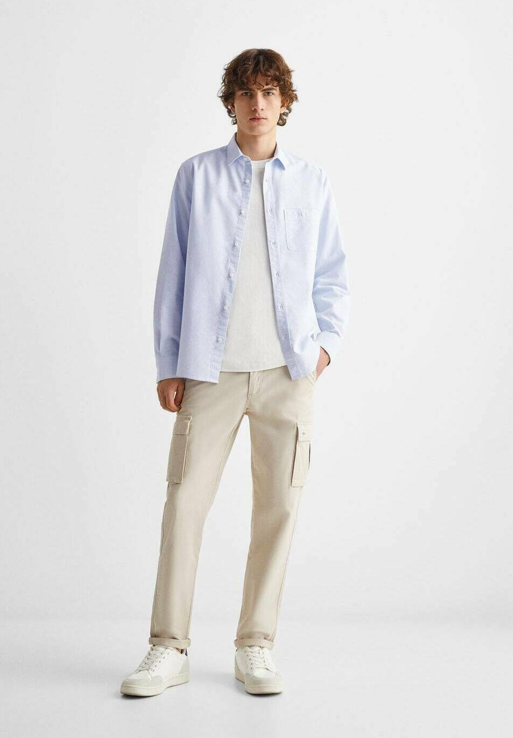 

Рубашка MARTIN Mango Kids, цвет blau