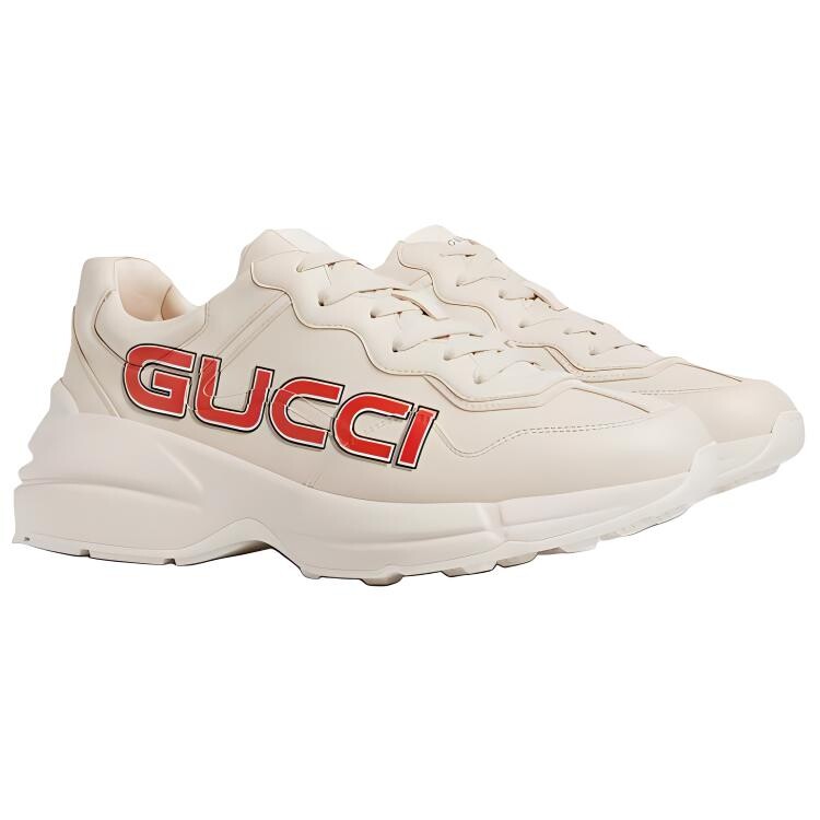 Кроссовки мужские Gucci Rhyton Lifestyle, бежевый — фото 3
