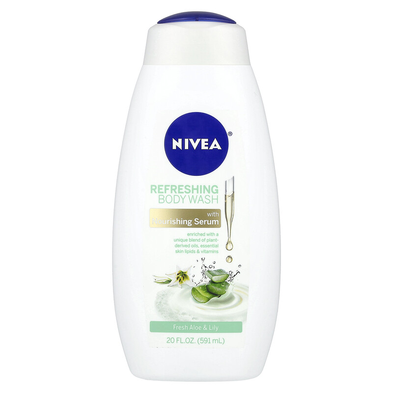 

Nivea, Освежающий гель для душа, свежее алоэ и лилия, 591 мл (20 жидк. унц.)