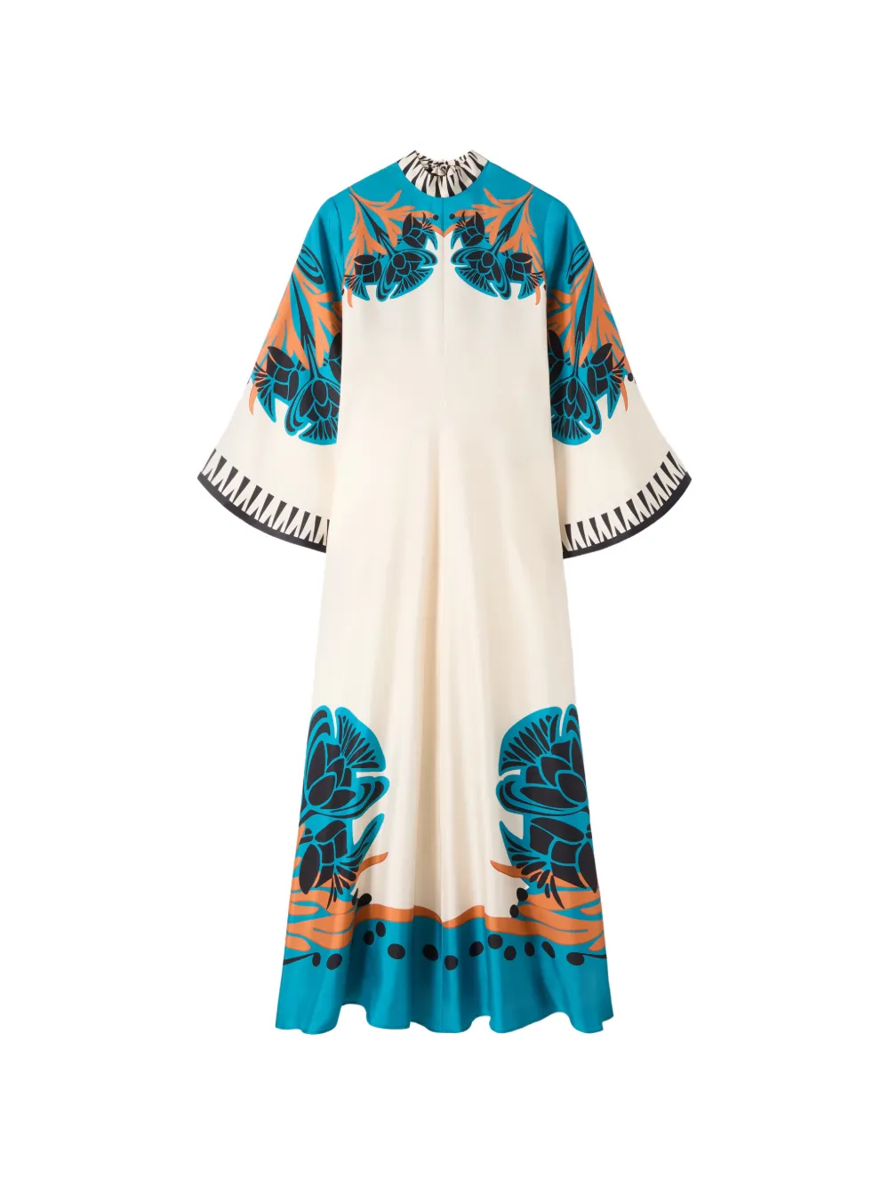 

Платье макси с цветочным принтом La Doublej, бежевый