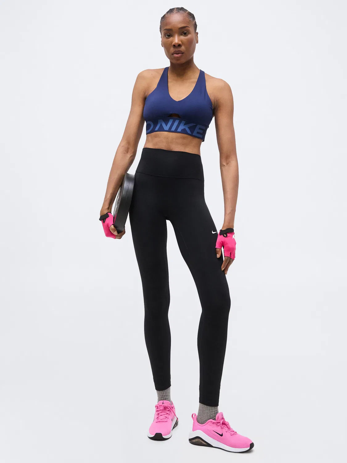 Спортивный бюстгальтер Bralette 'NP SCULPT' Nike, Blue/Navy — фото 4