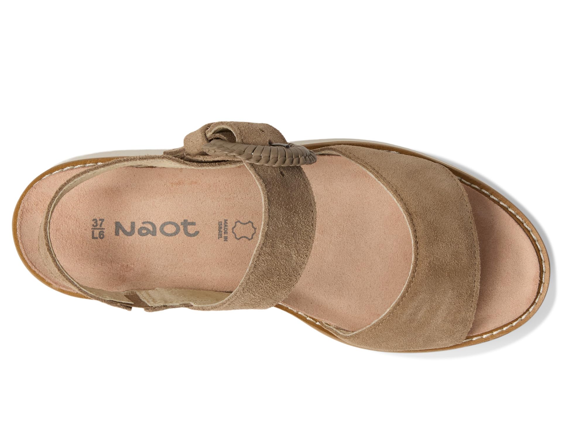 Сандалии Naot Crepe, цвет Almond Suede — фото 2