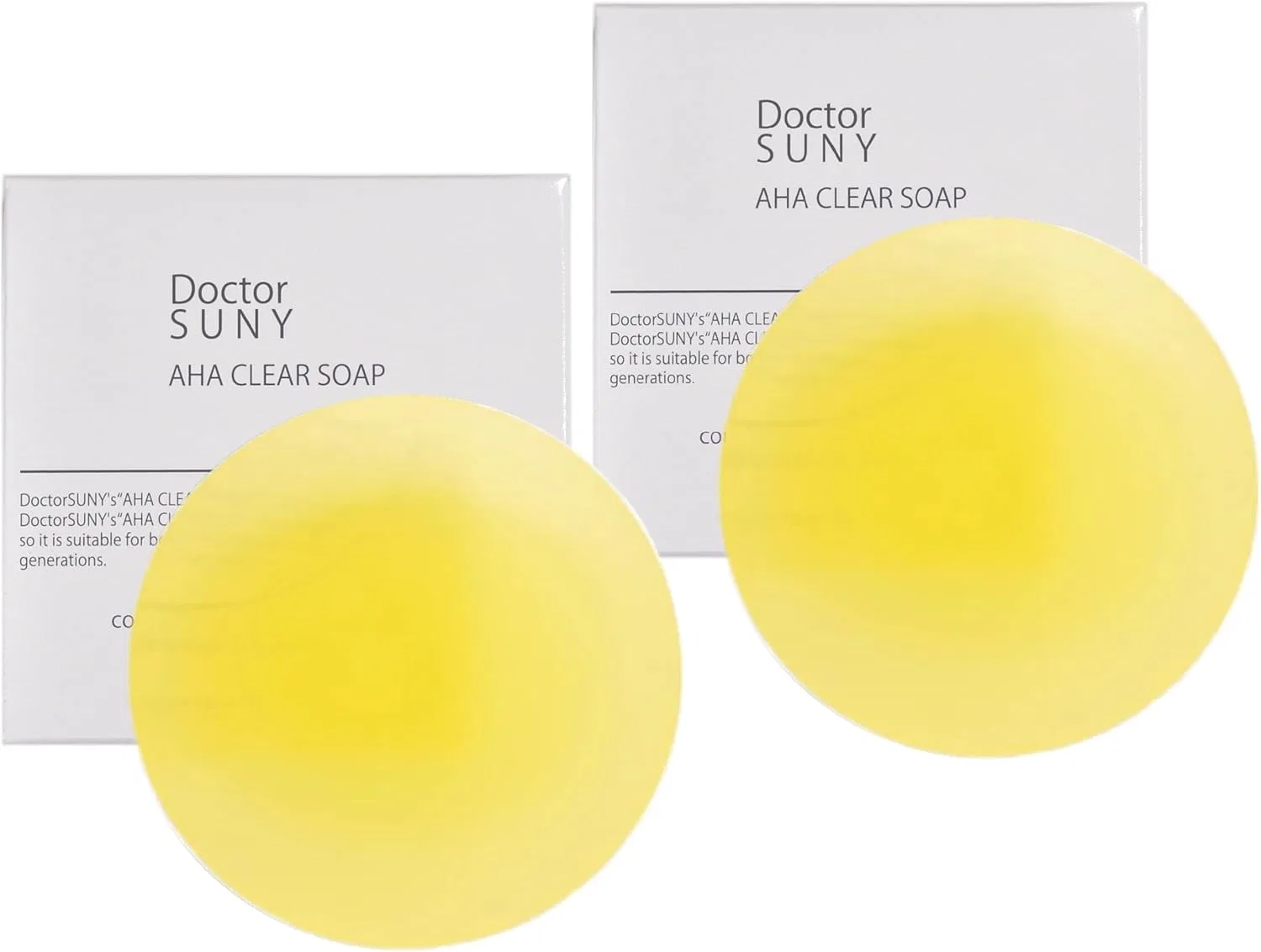 Набор для умывания AHA Clear Soap Doctor Sunny 2 шт по 90 г