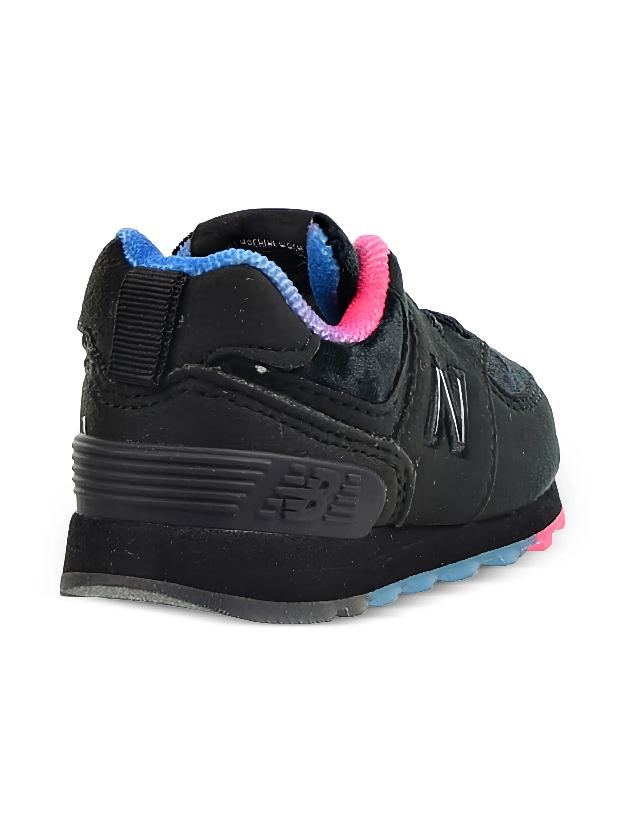 Кроссовки 574 Black/Pink/Blue New Balance, черный — фото 2