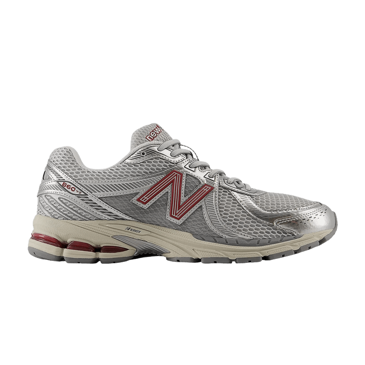 

Кроссовки New Balance 860v2 'Silver Red', серебряный